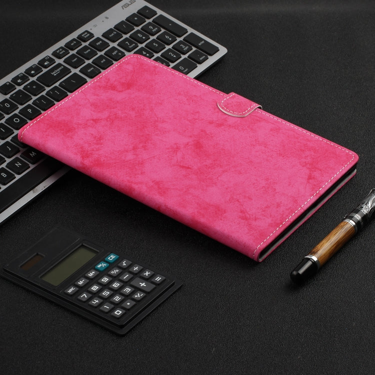 For Samsung Galaxy Tab S8 / Galaxy Tab S7 11.0 T870 Marble Style Cloth Texture Leather Case with Bracket & Card Slot & Pen Slot & Anti Skid Strip