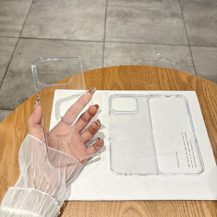 For Google Pixel 10 Pro Fold Clear PC Shockproof Phone Case - Transparent