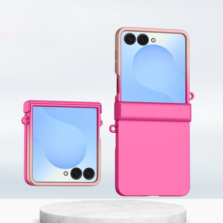 For Samsung Galaxy Z Flip7 5G Integrated Hinge Side Buckle PC Phone Case