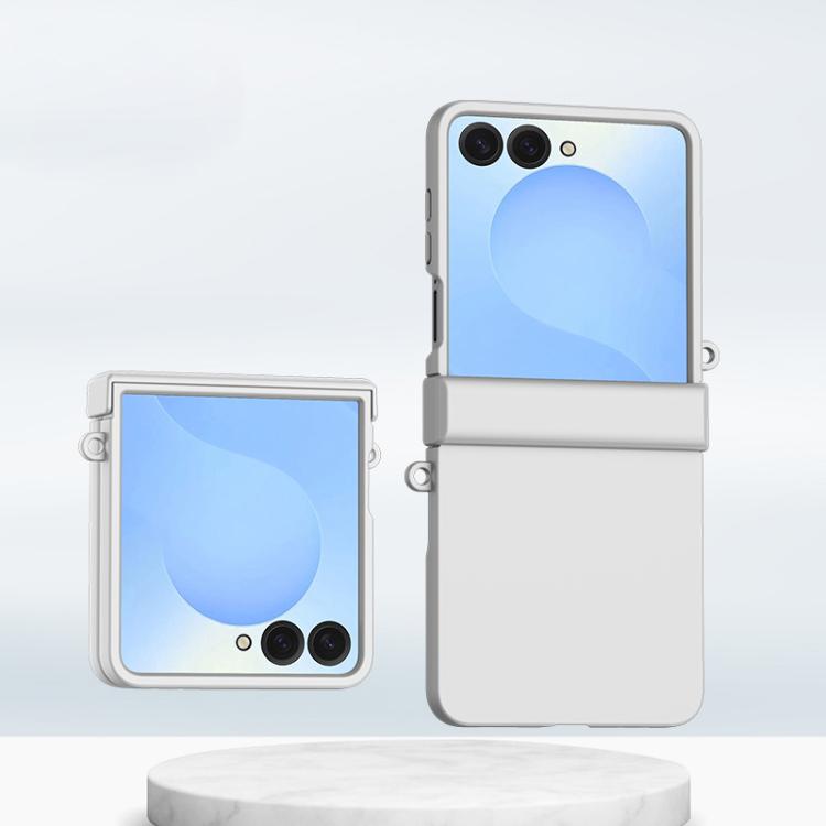 For Samsung Galaxy Z Flip7 5G Integrated Hinge Side Buckle PC Phone Case