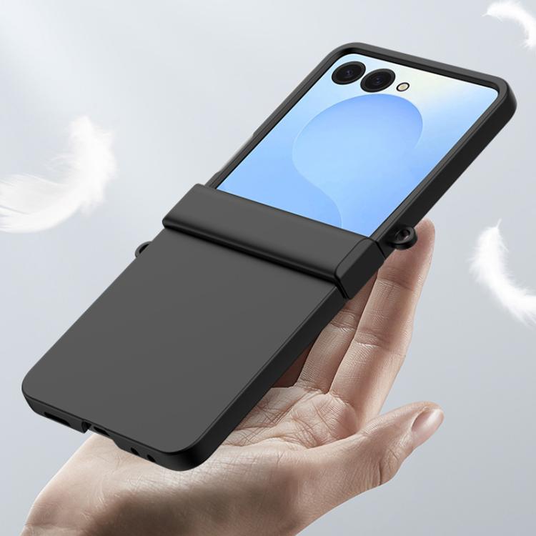 For Samsung Galaxy Z Flip7 5G Integrated Hinge Side Buckle PC Phone Case