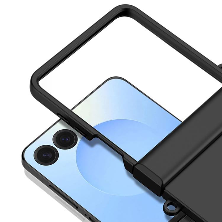 For Samsung Galaxy Z Flip7 5G Integrated Hinge Side Buckle PC Phone Case