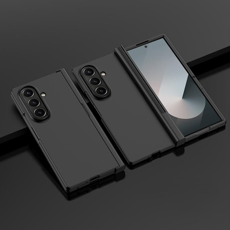 For Samsung Galaxy Z Fold7 5G Integrated Pen Slot Hinge Folding Phone Case, No Stylus