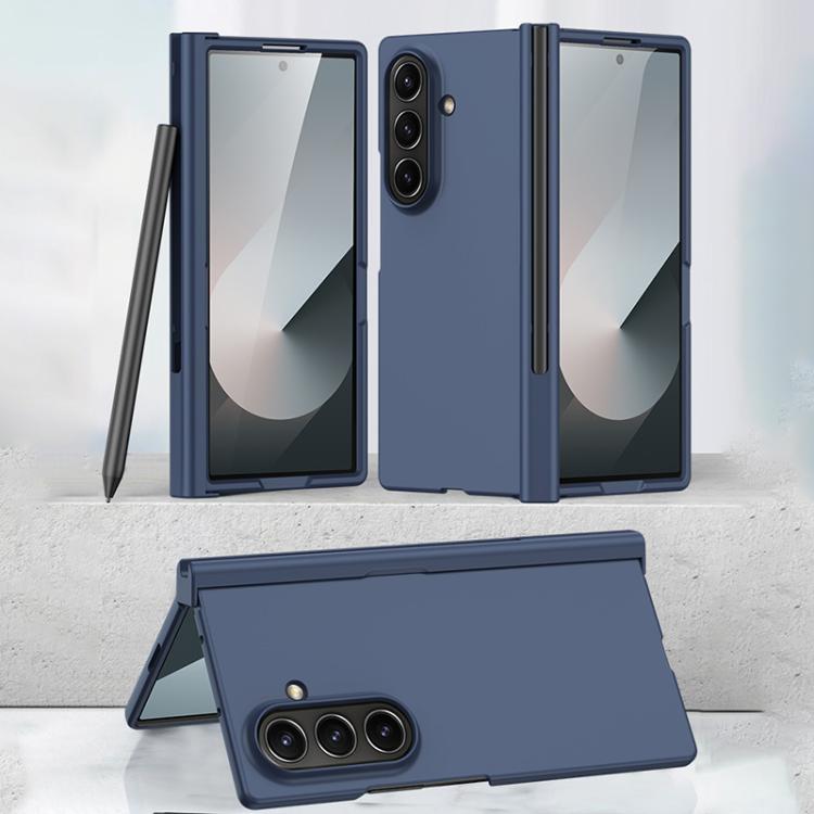 For Samsung Galaxy Z Fold7 5G Integrated Pen Slot Hinge Folding Phone Case, No Stylus