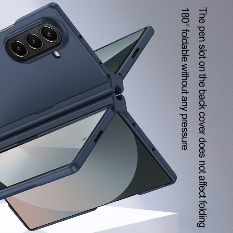 For Samsung Galaxy Z Fold7 5G Integrated Pen Slot Hinge Folding Phone Case, No Stylus