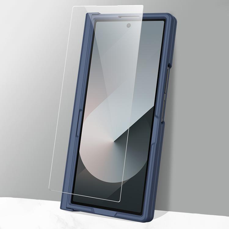 For Samsung Galaxy Z Fold7 5G Integrated Pen Slot Hinge Folding Phone Case, No Stylus