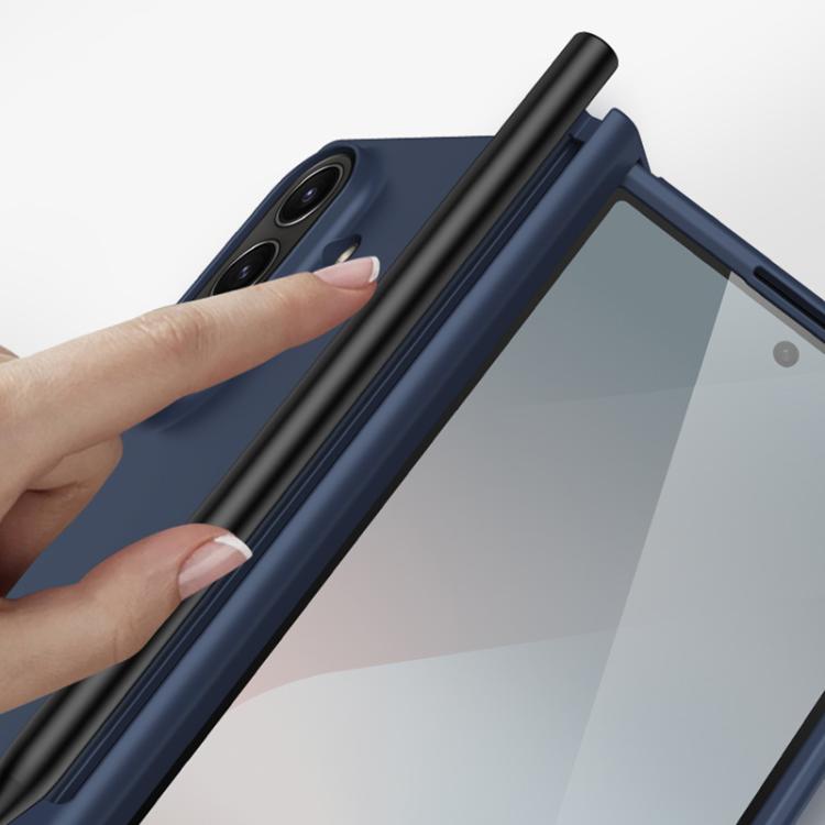 For Samsung Galaxy Z Fold7 5G Integrated Pen Slot Hinge Folding Phone Case, No Stylus