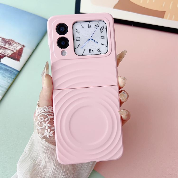 For Huawei nova Flip Wave Texture MagSafe Skin Feel PC Phone Case
