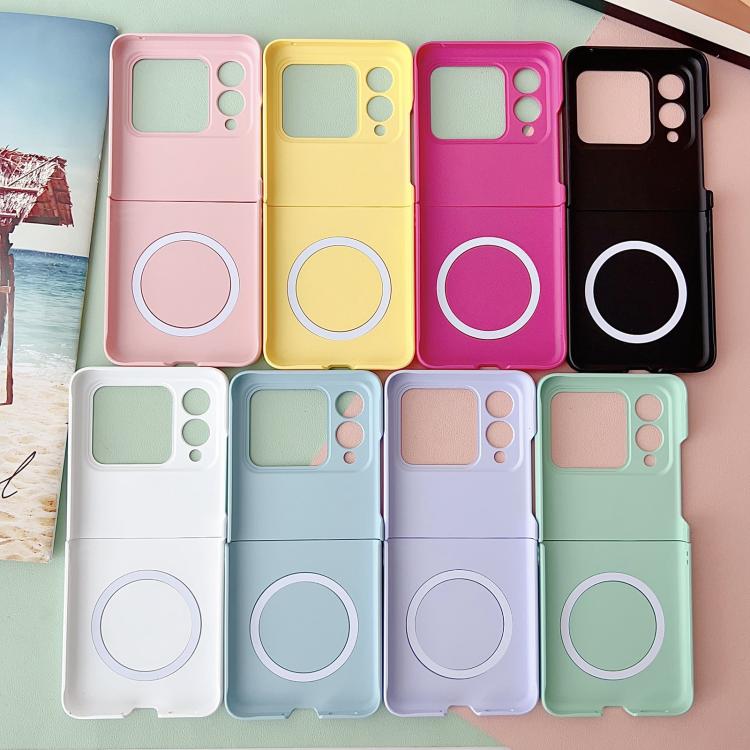 For Huawei nova Flip Wave Texture MagSafe Skin Feel PC Phone Case