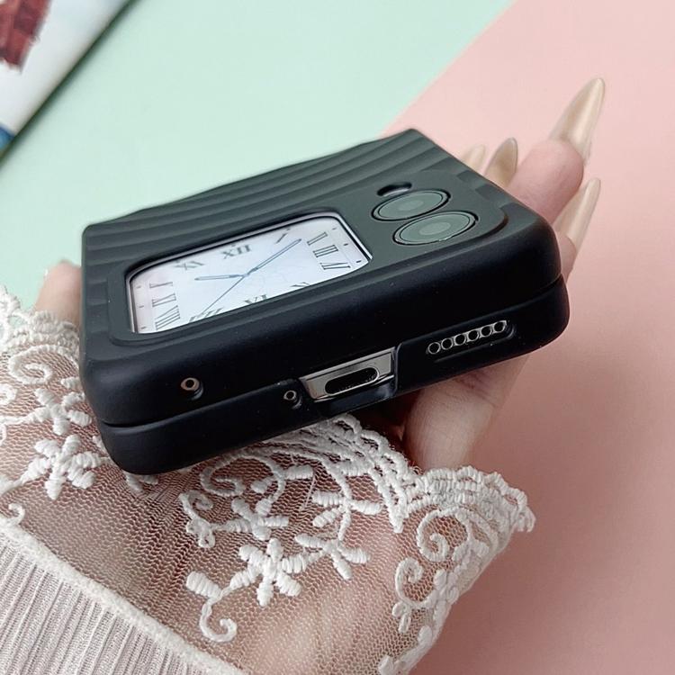 For Huawei nova Flip Wave Texture MagSafe Skin Feel PC Phone Case