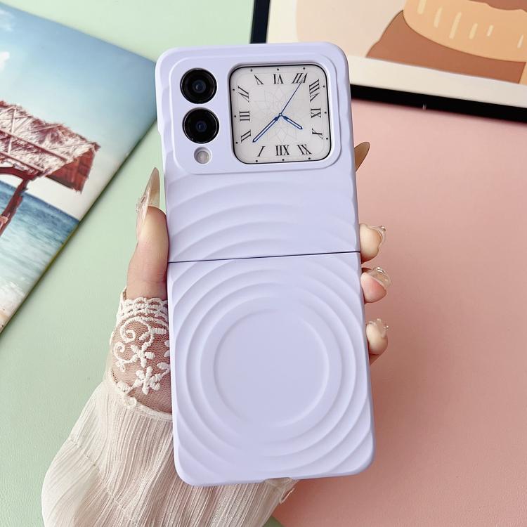 For Huawei nova Flip Wave Texture MagSafe Skin Feel PC Phone Case