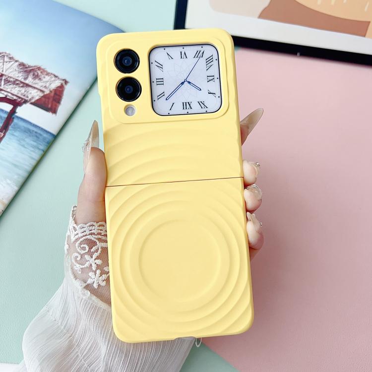 For Huawei nova Flip Wave Texture MagSafe Skin Feel PC Phone Case