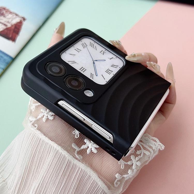 For Huawei nova Flip Wave Texture MagSafe Skin Feel PC Phone Case