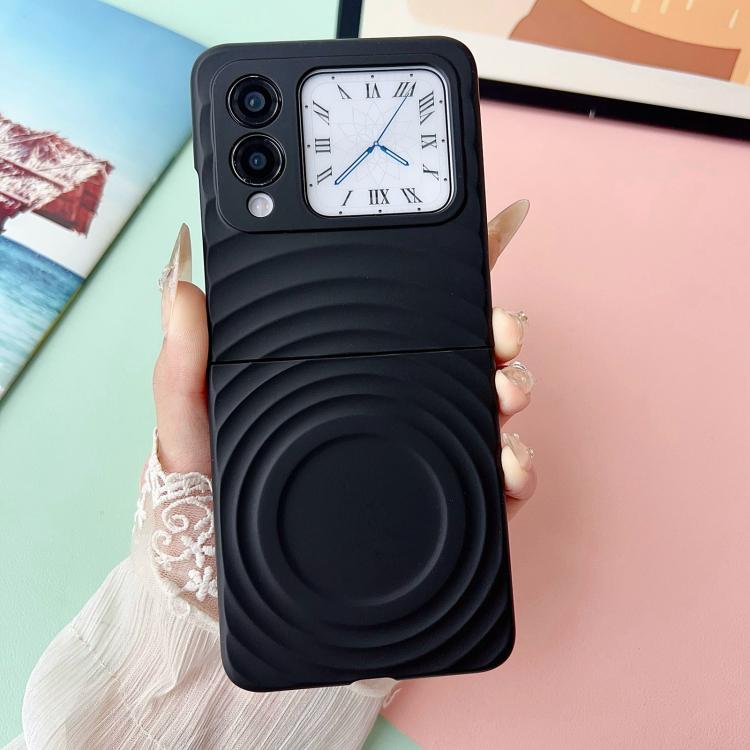 For Huawei nova Flip Wave Texture MagSafe Skin Feel PC Phone Case