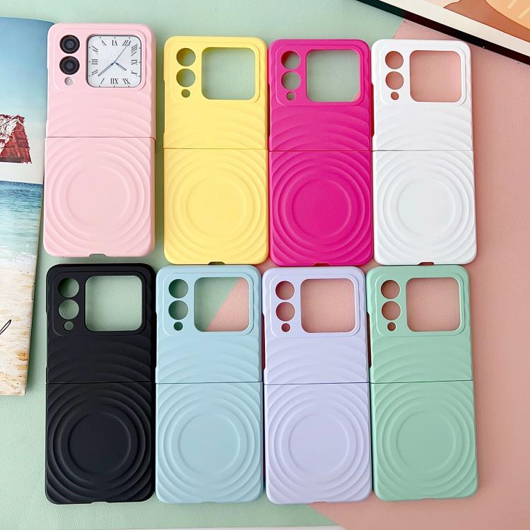 For Huawei nova Flip Wave Texture MagSafe Skin Feel PC Phone Case