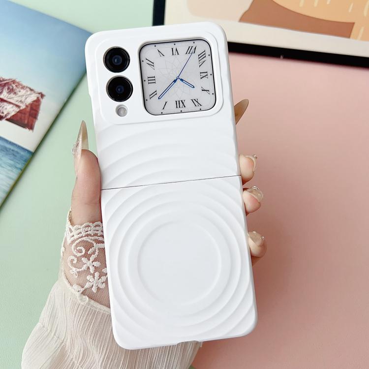 For Huawei nova Flip Wave Texture MagSafe Skin Feel PC Phone Case