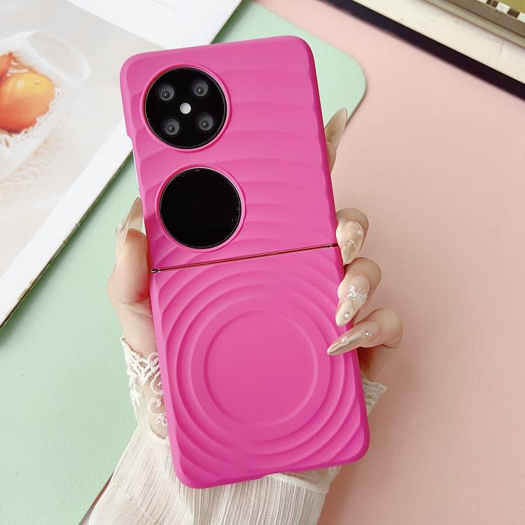 For Huawei Pocket 2 Wave Texture MagSafe Skin Feel PC Phone Case