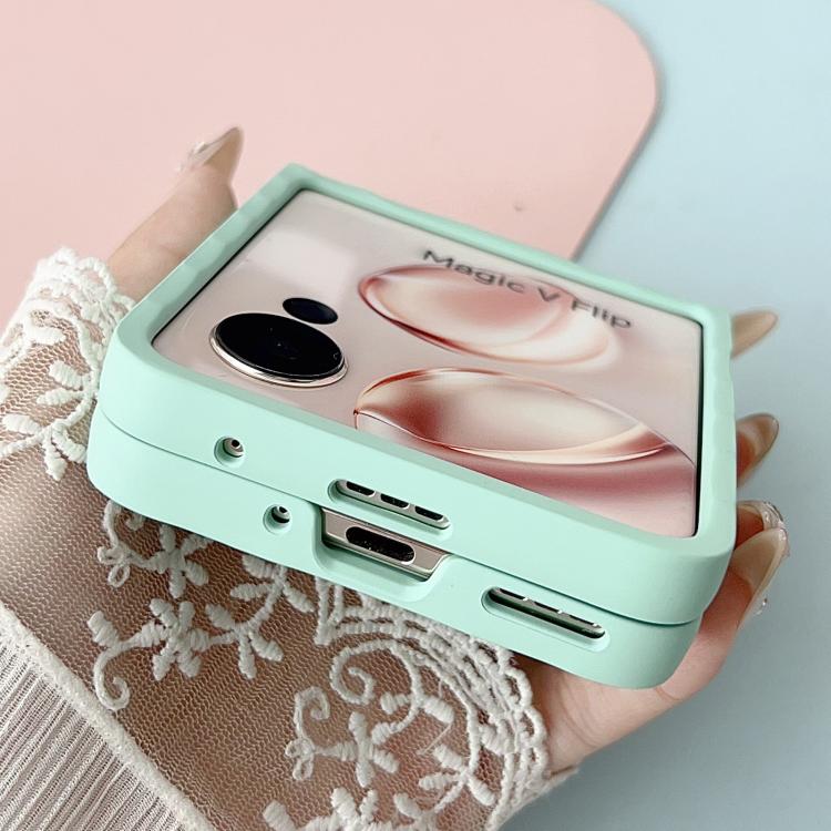 For Honor V Flip Wave Texture MagSafe Skin Feel PC Phone Case