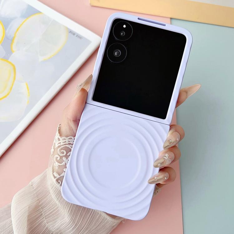 For Xiaomi Mix Flip Wave Texture MagSafe Skin Feel PC Phone Case