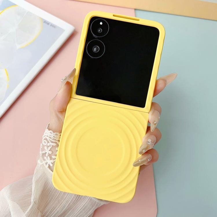 For Xiaomi Mix Flip Wave Texture MagSafe Skin Feel PC Phone Case