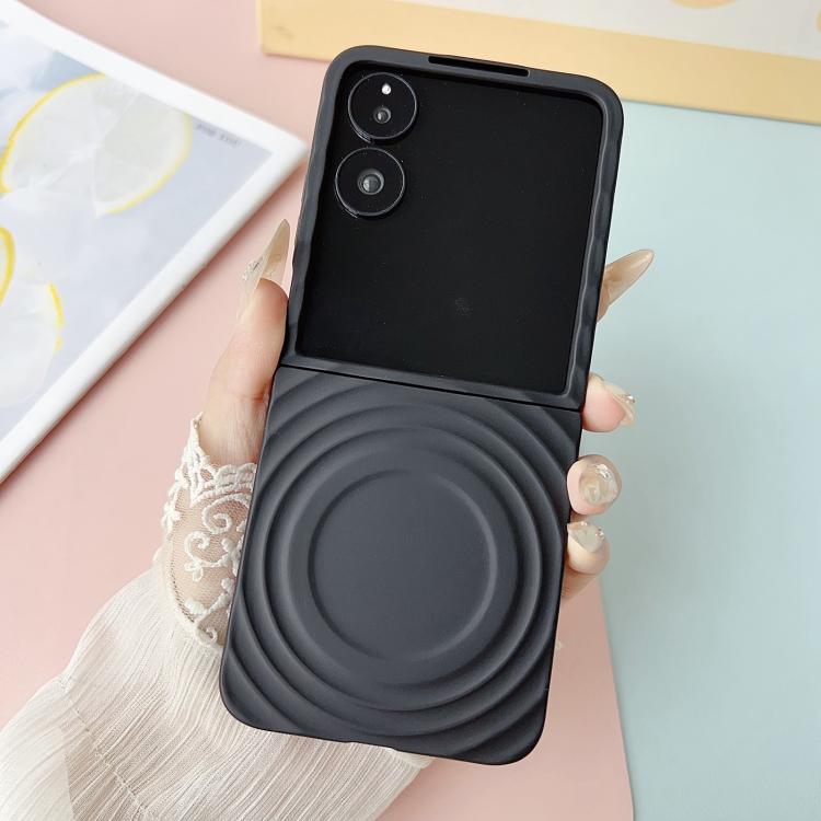 For Xiaomi Mix Flip Wave Texture MagSafe Skin Feel PC Phone Case