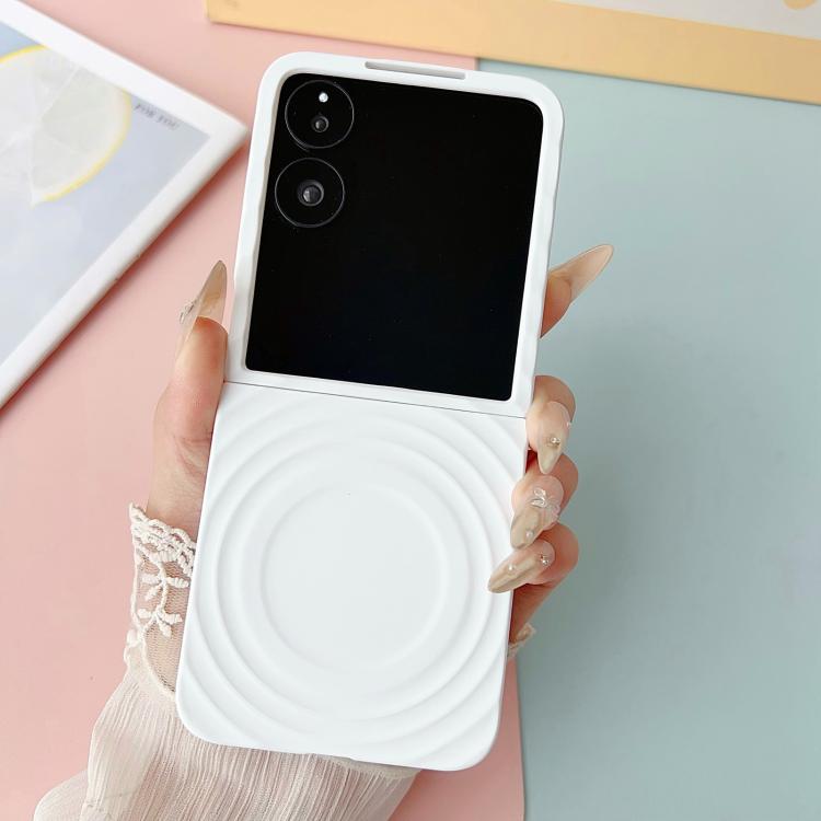For Xiaomi Mix Flip Wave Texture MagSafe Skin Feel PC Phone Case