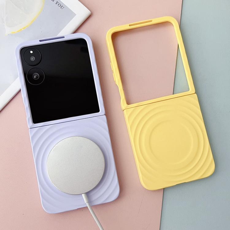 For Xiaomi Mix Flip Wave Texture MagSafe Skin Feel PC Phone Case