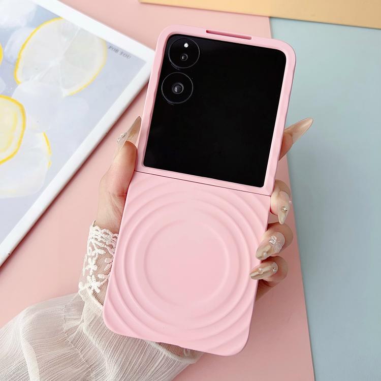For Xiaomi Mix Flip 2 Wave Texture MagSafe Skin Feel PC Phone Case