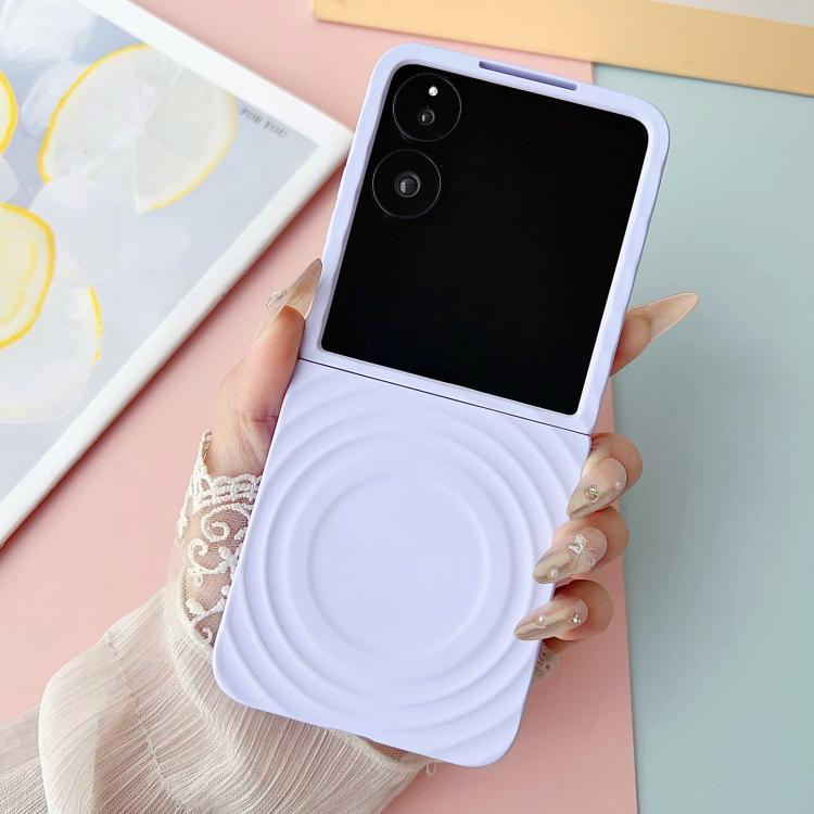 For Xiaomi Mix Flip 2 Wave Texture MagSafe Skin Feel PC Phone Case