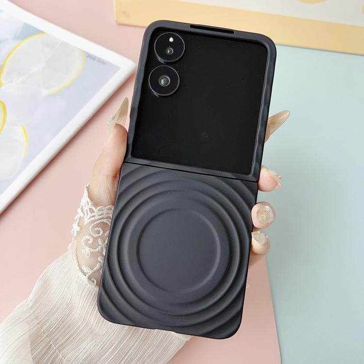 For Xiaomi Mix Flip 2 Wave Texture MagSafe Skin Feel PC Phone Case