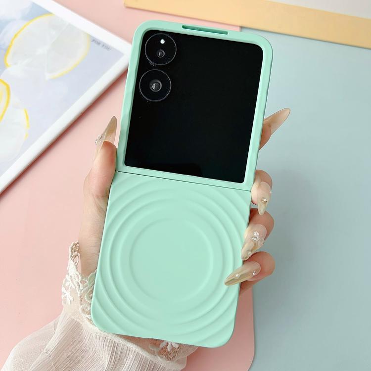 For Xiaomi Mix Flip 2 Wave Texture MagSafe Skin Feel PC Phone Case