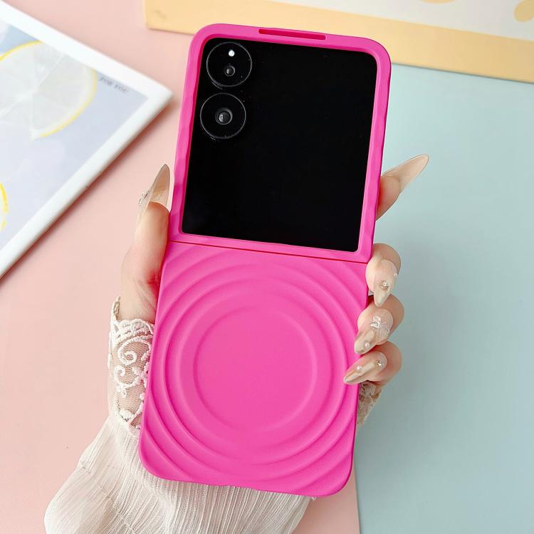For Xiaomi Mix Flip 2 Wave Texture MagSafe Skin Feel PC Phone Case