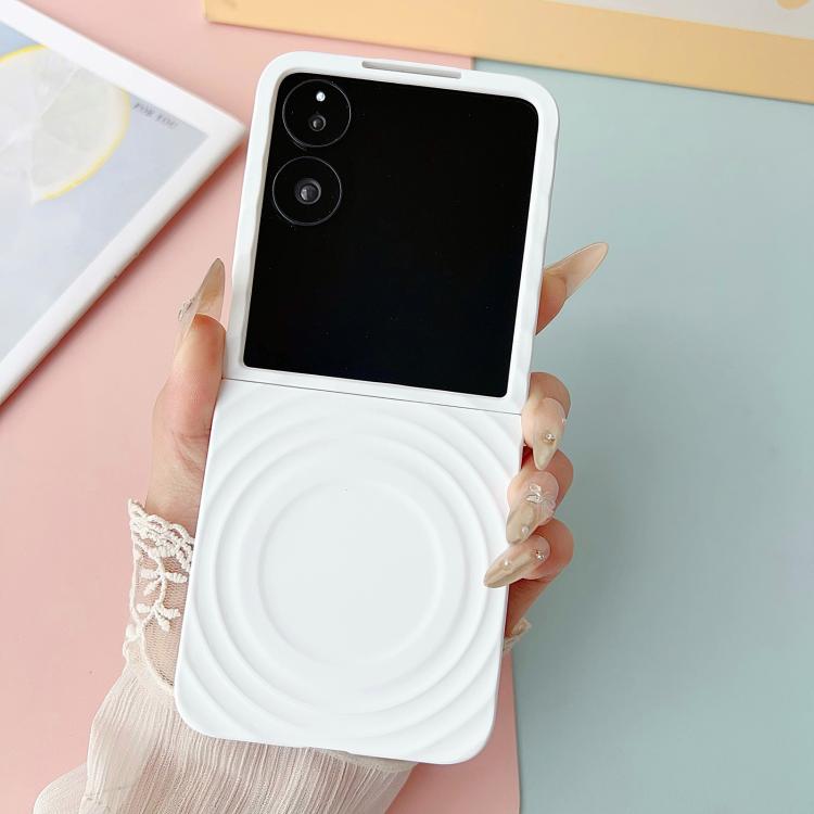 For Xiaomi Mix Flip 2 Wave Texture MagSafe Skin Feel PC Phone Case