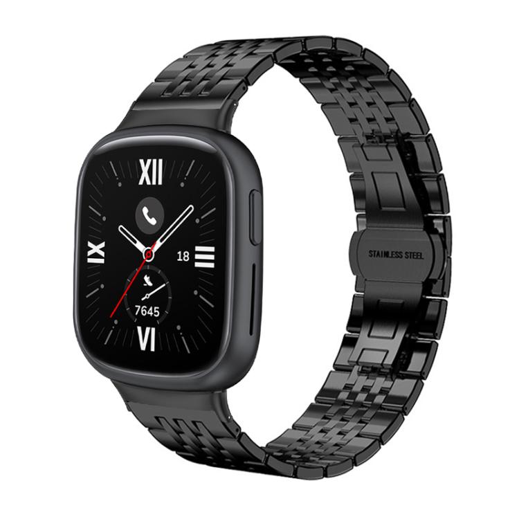 For Honor Watch 4 20mm xDfind Seven-bead Solid Stainless Steel Watch Band