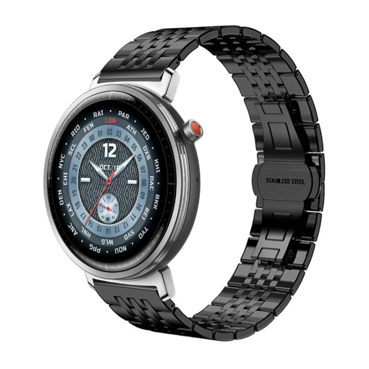 For Honor Watch Fit 22mm xDfind Seven-bead Solid Stainless Steel Watch Band