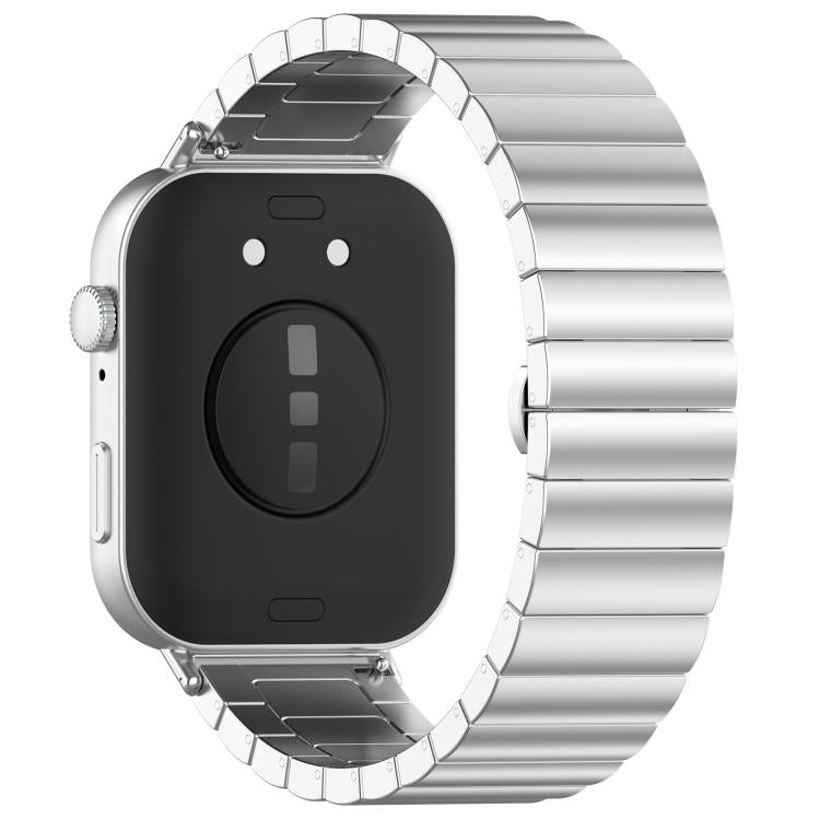 For Huawei Watch Fit4 / Fit3 / Fit4 Pro 20mm xDfind One-bead Bamboo Solid Stainless Steel Watch Band