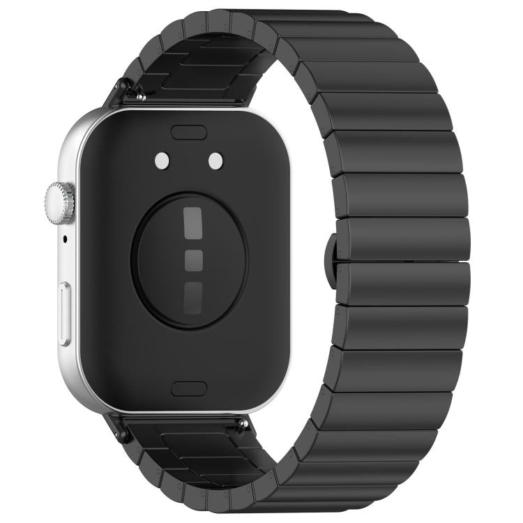 For Huawei Watch Fit4 / Fit3 / Fit4 Pro 20mm xDfind One-bead Bamboo Solid Stainless Steel Watch Band