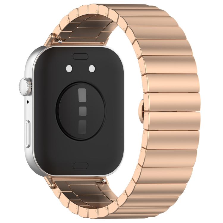 For Huawei Watch Fit4 / Fit3 / Fit4 Pro 20mm xDfind One-bead Bamboo Solid Stainless Steel Watch Band