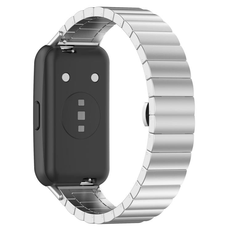 For Huawei Band 10 / 9 / 8 14mm xDfind One-bead Bamboo Solid Stainless Steel Watch Band