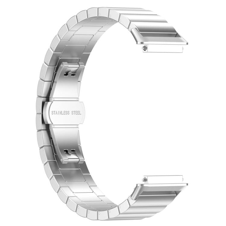 For Huawei Band 10 / 9 / 8 14mm xDfind One-bead Bamboo Solid Stainless Steel Watch Band