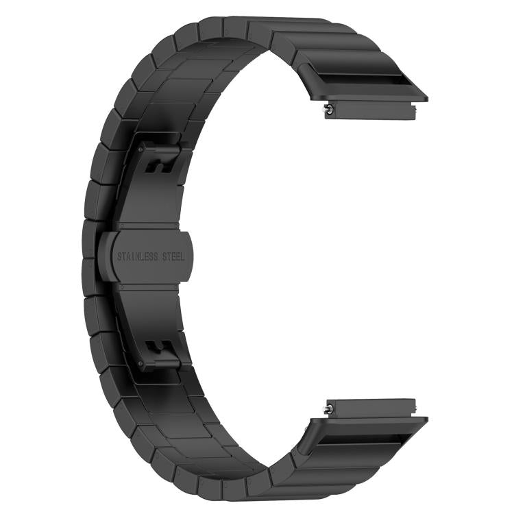 For Huawei Band 10 / 9 / 8 14mm xDfind One-bead Bamboo Solid Stainless Steel Watch Band