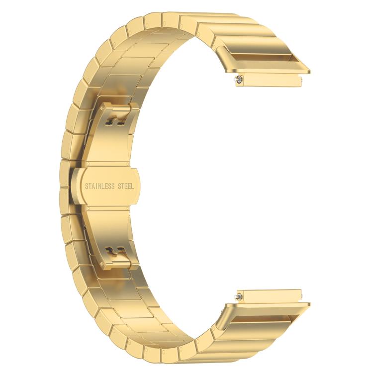 For Huawei Band 10 / 9 / 8 14mm xDfind One-bead Bamboo Solid Stainless Steel Watch Band