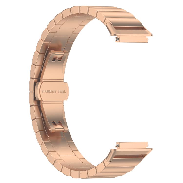 For Huawei Band 10 / 9 / 8 14mm xDfind One-bead Bamboo Solid Stainless Steel Watch Band