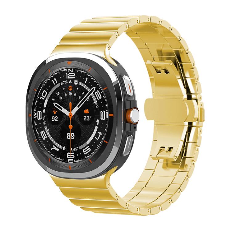 For Samsung Galaxy Watch8 / Wacth8 Classic 22mm xDfind One-bead Bamboo Solid Stainless Steel Watch Band