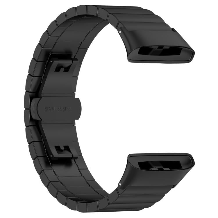 For Redmi Watch 3 20mm xDfind One-bead Bamboo Solid Stainless Steel Watch Band