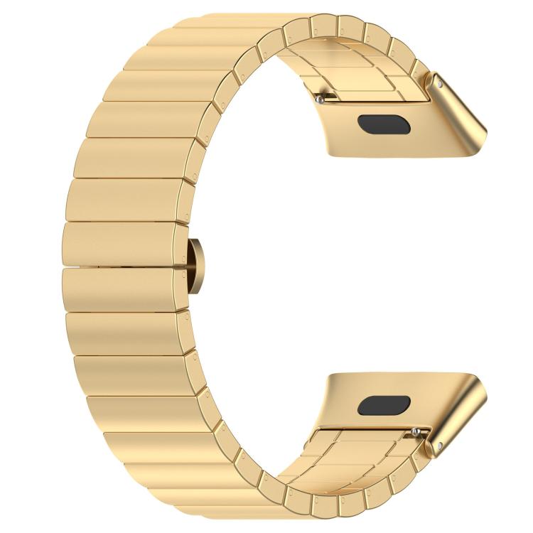 For Redmi Watch 3 20mm xDfind One-bead Bamboo Solid Stainless Steel Watch Band