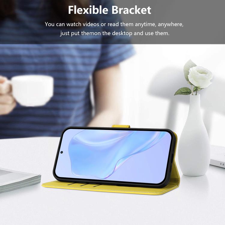 For OPPO A6 GT 5G Skin Feel Solid Color Leather Phone Case with Lanyard