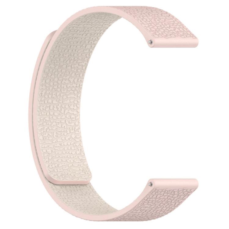 20mm xDfind Flat Head Litchi Texture Magnetic Silicone Watch Band
