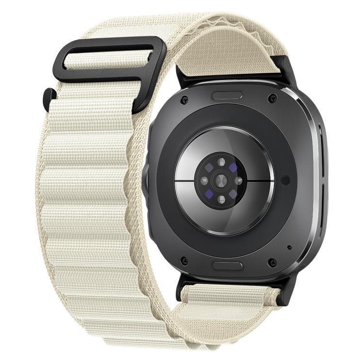 For Samsung Galaxy Watch Ultra 47mm / Ultra 2025 xDfind Black Buckle Loop Nylon Watch Band