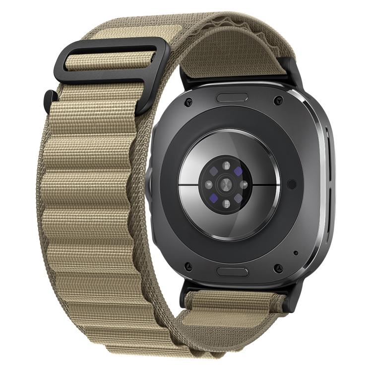 For Samsung Galaxy Watch Ultra 47mm / Ultra 2025 xDfind Black Buckle Loop Nylon Watch Band